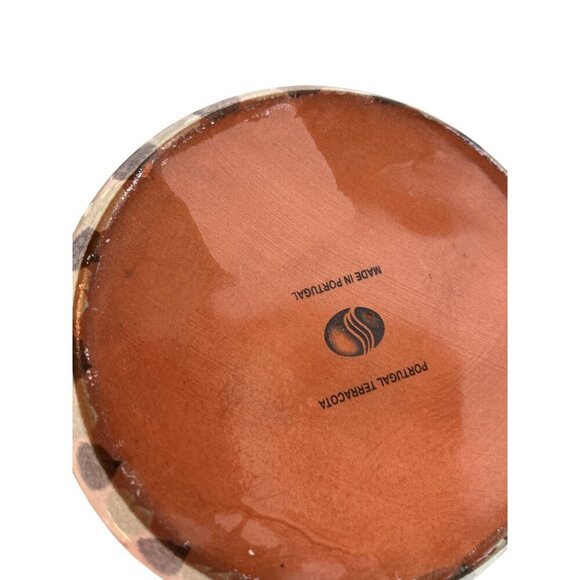 Set Of 2 Ceramic Vases With Handpainted Floral & Abstract Patterns In Pastel Pin - Picture 16 of 16